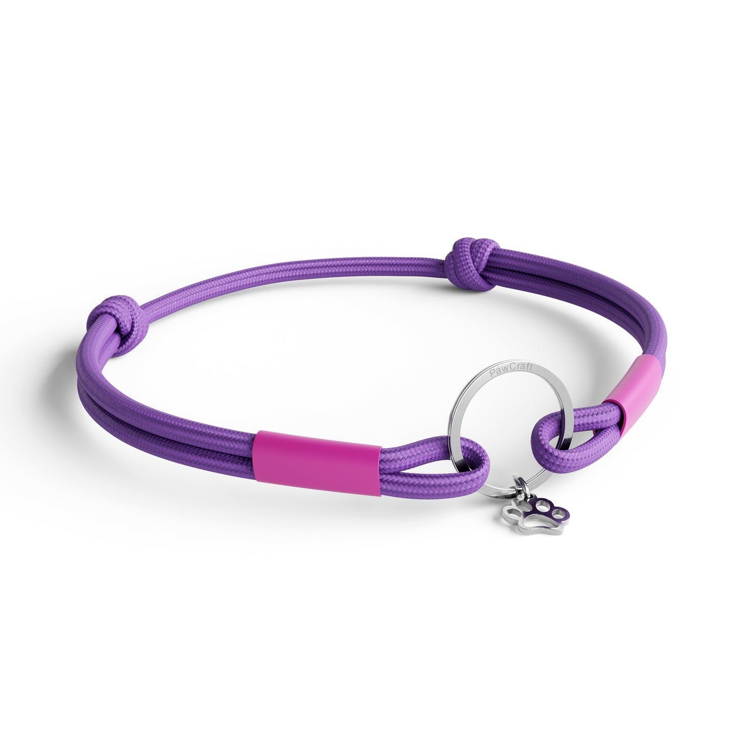 TagHug Classic Paracord Pet ID Collar for Dogs and Cats